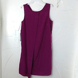 Limited Size Small Tank Top Mini‎ Dressy Dress Lined 1/2 Zip Up Back  NWT $100